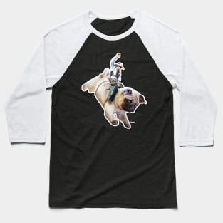 Pug Riding Baseball T-Shirt